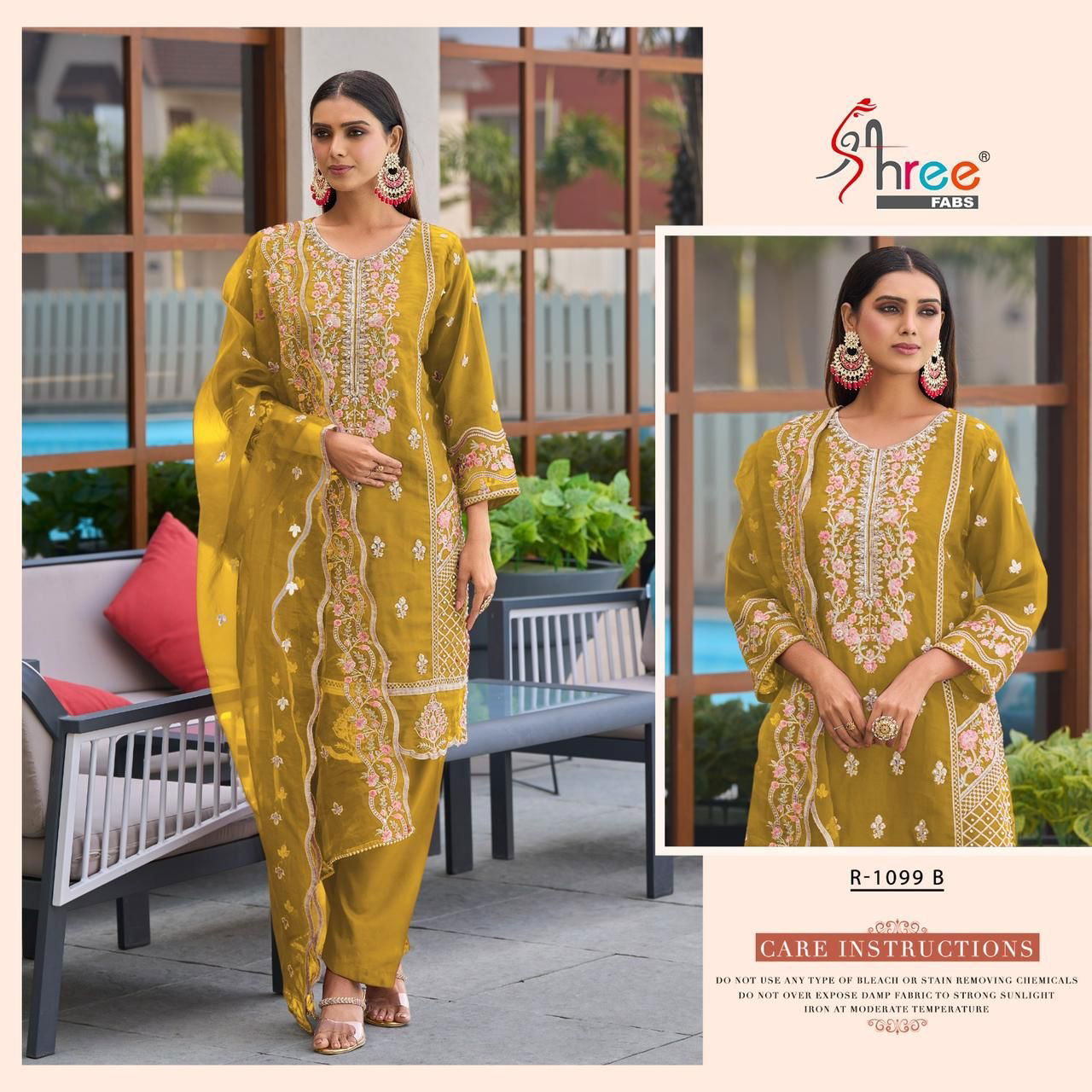 Shree R 1099 Readymade Pakistani Suit Catalog
